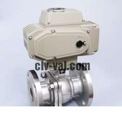 Electric 2PC Flanged Ball Valve