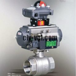 CF8/CF8m Pneumatic/Electric Actuator 2PC Industrial Ball Valve