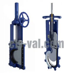 Slurry knife gate valve